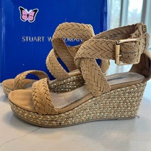 Stuart Weitzman Girls wedge sandals